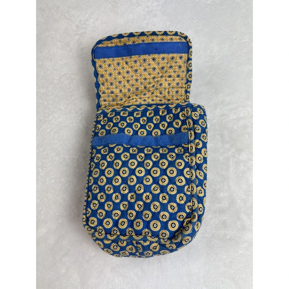 Vera Bradley Out to Lunch Bag Hook Loop Closure‎ Plastic Lined Riviera Blue